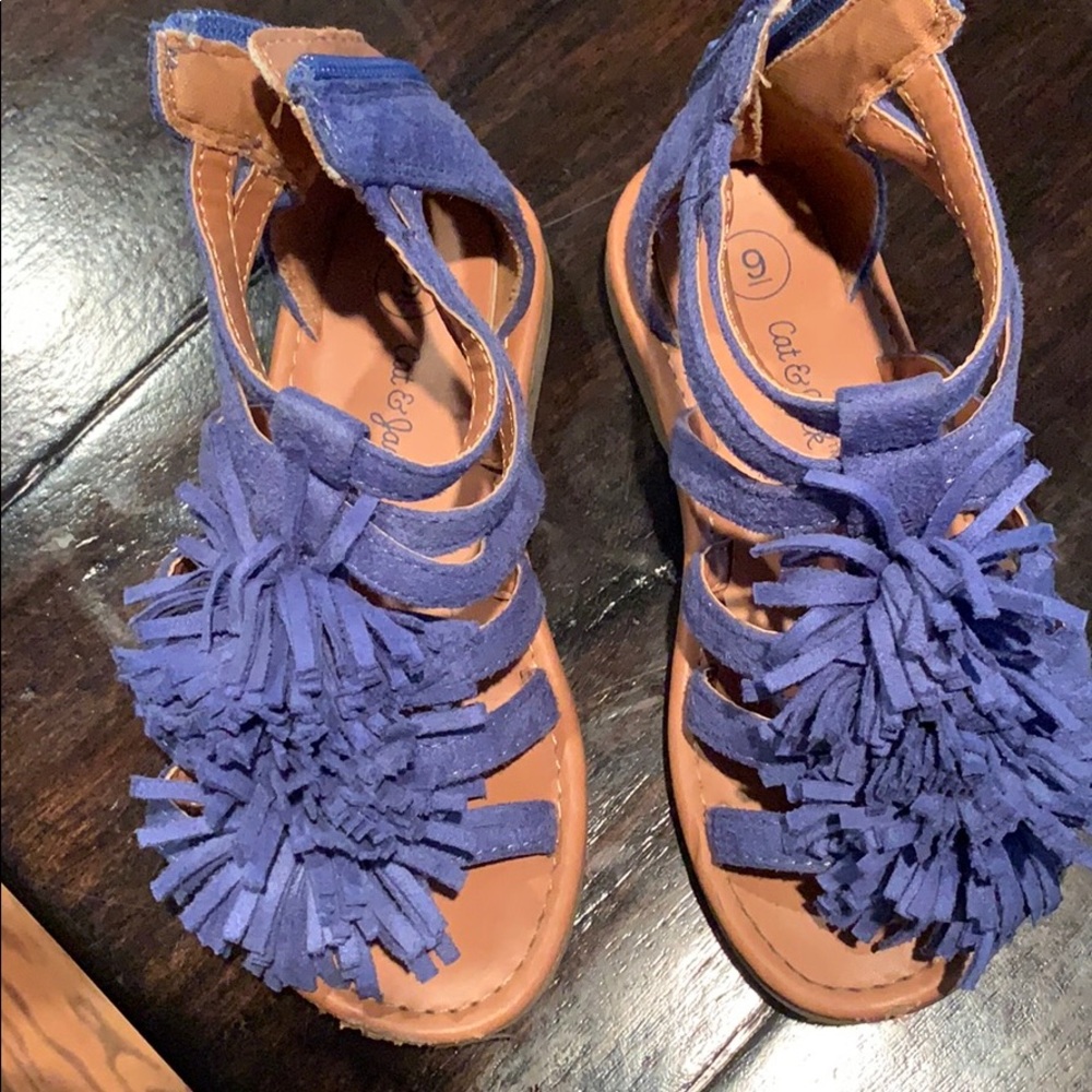 Pom Pom Sandals size 9